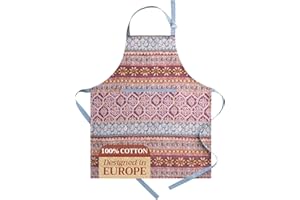 Maison d' Hermine 100% Cotton Apron for women with Pocket Kitchen Chef Apron for Men Cooking Gardening Server Waitress Maid