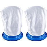 MHYYT Sand and Silt Filter Bag Replacement for Pool Blaster max li Filter Bag(2-Pack) &ndash; High-Capacity Reusable Fine Debris Bag for Catfish Ultra, iVac 250, iVAC C2, Volt FX-4 &ndash; Fits P30X022SS