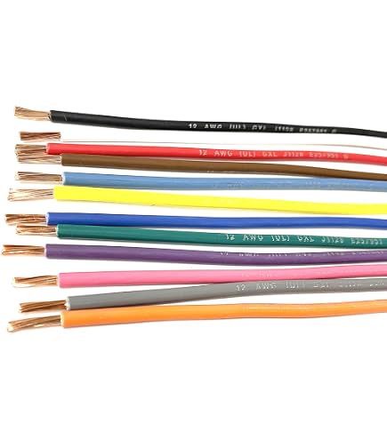 50 Fuß GXL Automotive Kabel – 16 AWG, Hochtemperaturbeständig, 10 Farben à 5 Fuß 50 Fuß GXL Automotive Kabel – 16 AWG, Hochtemperaturbeständig, 10 Farben à 5 Fuß