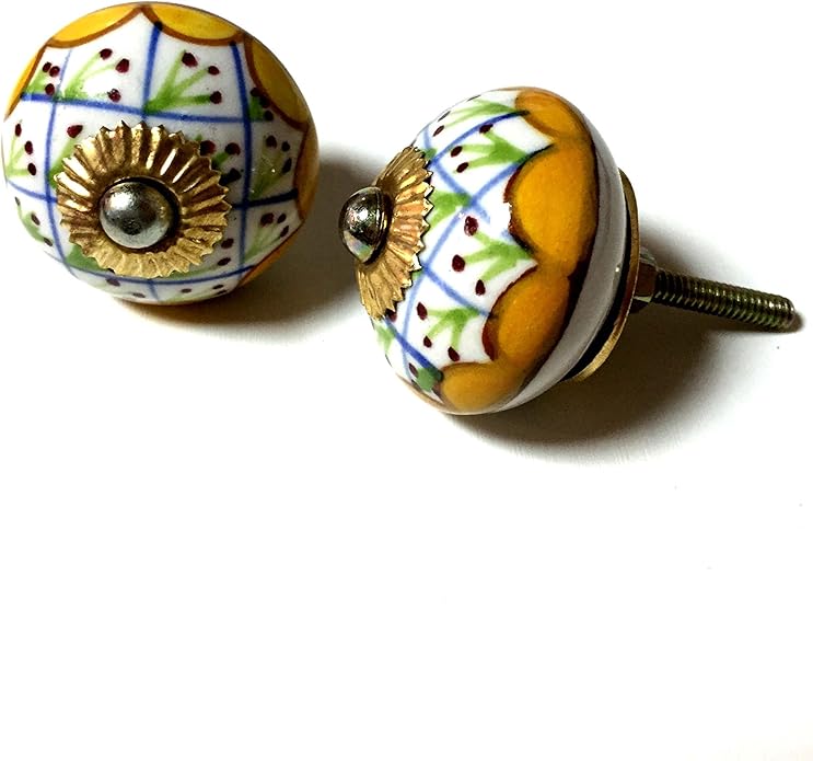 Bouton de placard en céramique pour tiroir Home décoratif Home poignées