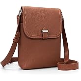 befen Genuine Leather Small Crossbody Bags for Women, Womens Cell Phone Purses Cross body Bag Purse with RFID Card Slots