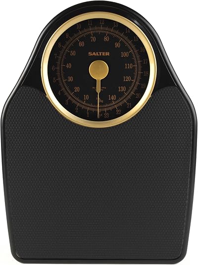 Salter Doctor Style Mechanical Bathroom Scale 150 kg Gold Black
