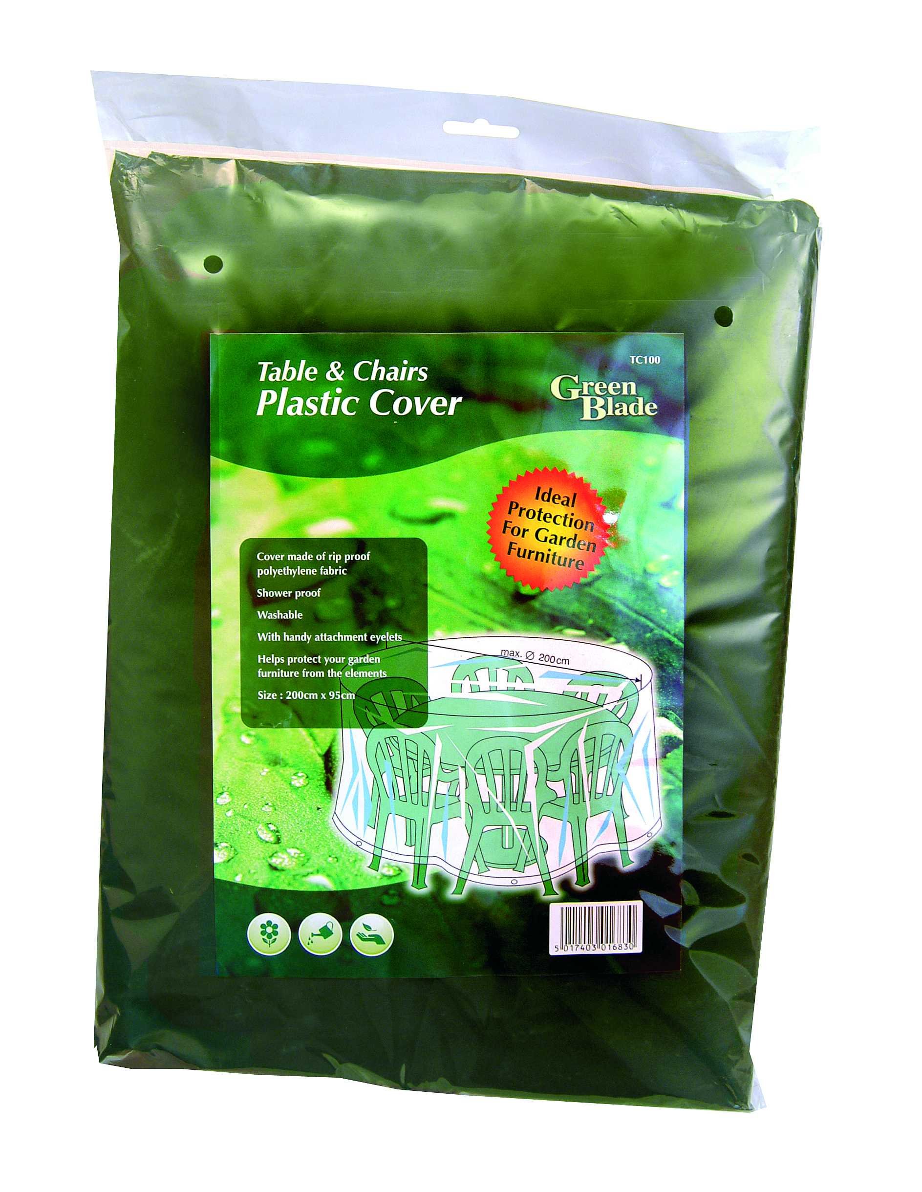 Hamble Distribution ltd Redwood Leisure BB-TC100 Table and Chairs PE Cover - Green