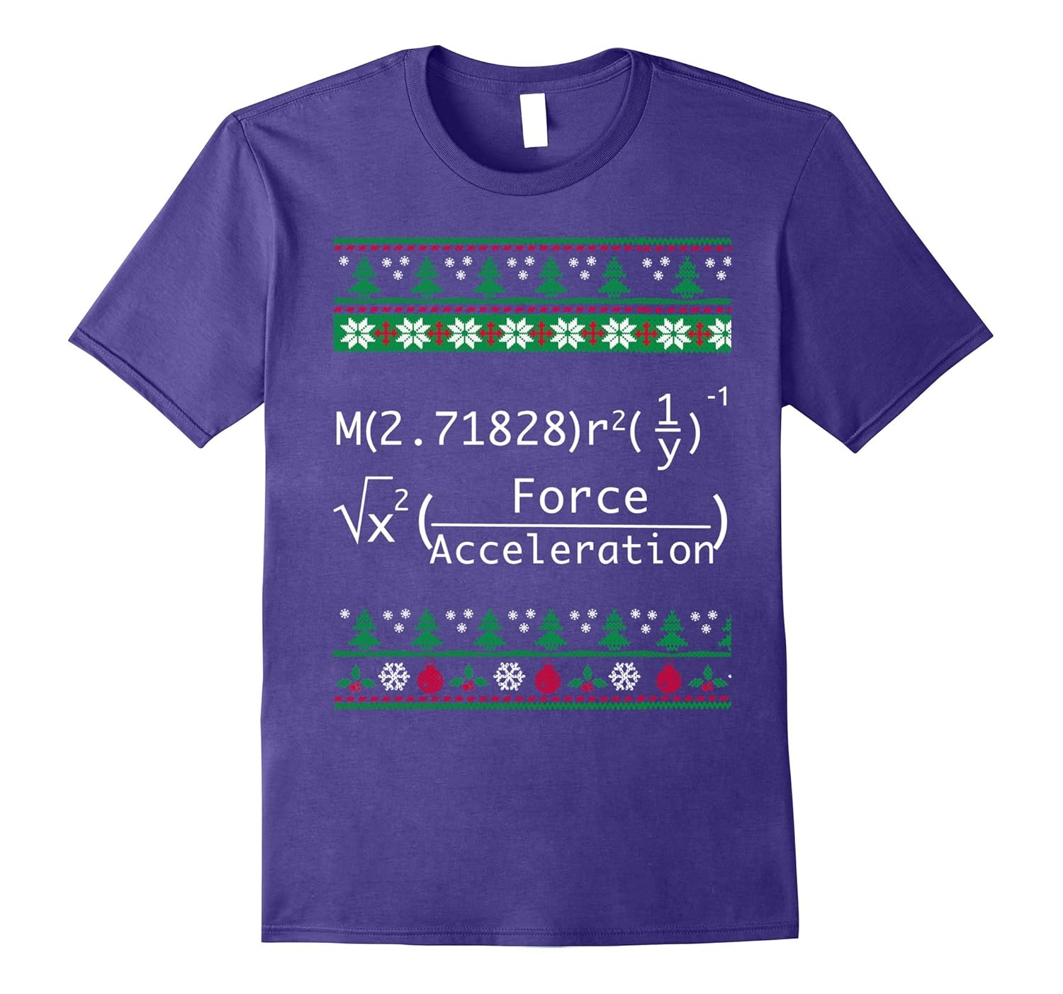 Funny Physics Christmas Sweater-Merry Xmas in Physics-Rose