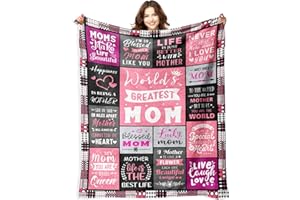 YPURTSD Mom Birthday Gifts - Gifts for Mom from Daughter Son - Mothers Day Christmas Valentines Day Birthday Presents for Mommy - Best Mother Ever Blanket - Presents for Mommy - Mumsy Blanket 50"x60"