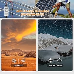 Pjerjzn Solar Panel Disconnect Switch 1000V 60A PV