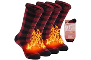 Sunew Warm Thermal Socks, Women Men Winter Insulate Heat Thick Heavy Crew Socks