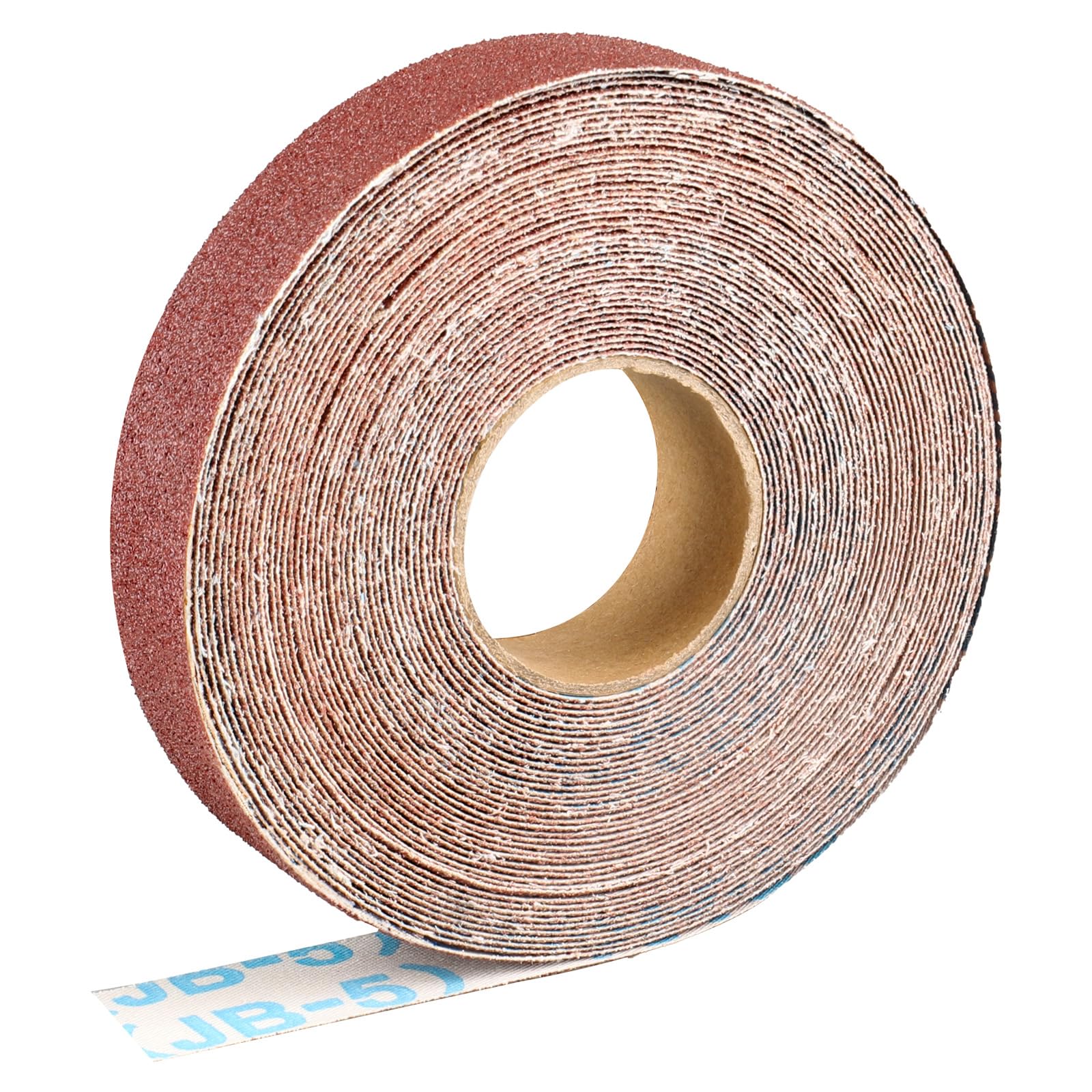 Shineboc sandpaper roll 2.5cmx10m 80 grit aluminum oxide sandpaper, suitable for sanding, wood, furniture finishing, stainless steel and automotive body processing