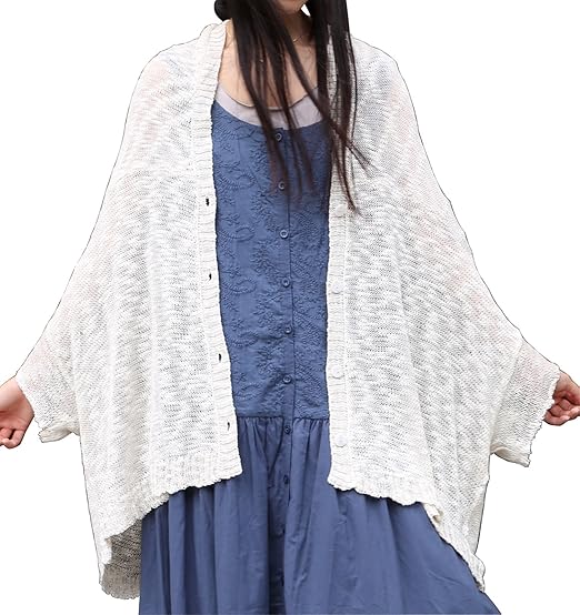 Amazon ノアール N Or オシャレウォーカー 透かし編みスラブニット