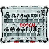 BOSCH (Universally Compatible Accessory) RBS015MBS 15 pc. Carbide-Tipped Wood Router Bit Set