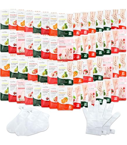 Amazon.com: Swiffen 24 Pcs Fruits Beauty Hand Mask Bulk Hydrating