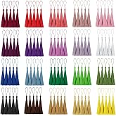 Youbay Tassels Decorative Craft Bookmark Bulk for Jewelry Making 20 Colors | Tassel Charm Ornament Decoration as Accessory Gift for DIY Colorful Handmade Bookmark Making Jewelry Party Supply