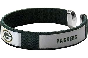 NFL Siskiyou Sports Fan Shop Green Bay Packers Fan Bracelet One Size Team Color