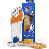 CURREX AcePro, Arch Support Insoles for Tennis, Volleyball, Racquetball, Net Sports, Increase Performance & Agility, Court Based Sports Inserts for Men & Women (Medium Arch, Medium)