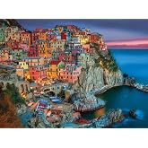 500 Piece Jigsaw Puzzle For Adults - Dreamy Aegean Sea Santorini Landscape, Wooden Pieces, Challenging Brain Teaser - View #5