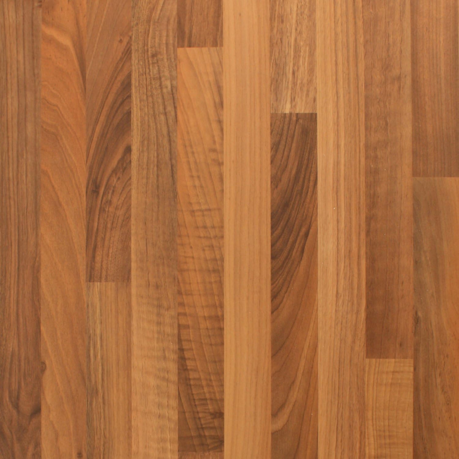 Walnut Effect Block Laminate Kitchen Worktops (Worktop Edging Strip