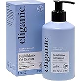 Cliganic Hydrating Gel Cleanser with Triple Botanical Complex® – Clean Gentle Face Wash with Jojoba, Rosehip Argan Oils Removes Makeup Impurities Aloe Vera Glycerin for Balanced Glowing Skin