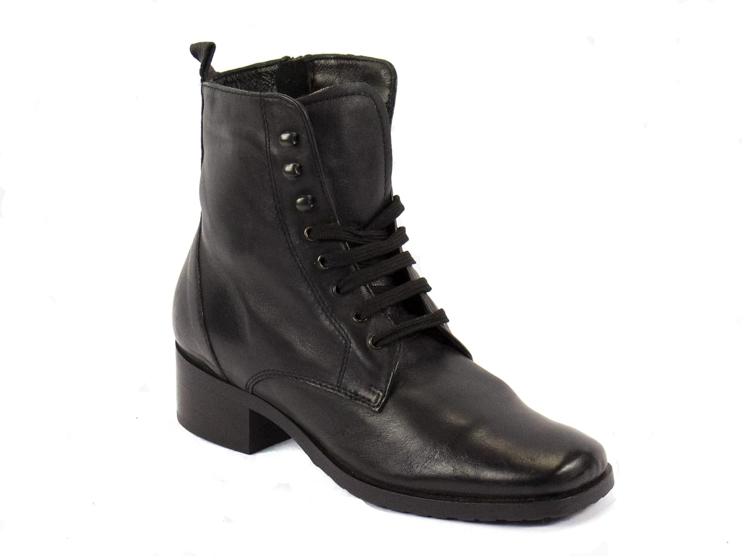 santana canada black leather boots