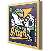 YouTheFan NCAA Notre Dame Fighting Irish 3D Logo Series Wall Art - 12x12