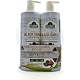 Spanish Garden | Hair Loss Black Garlic Shampoo & Conditioner Set, 2 Pound (Pack of 1), White