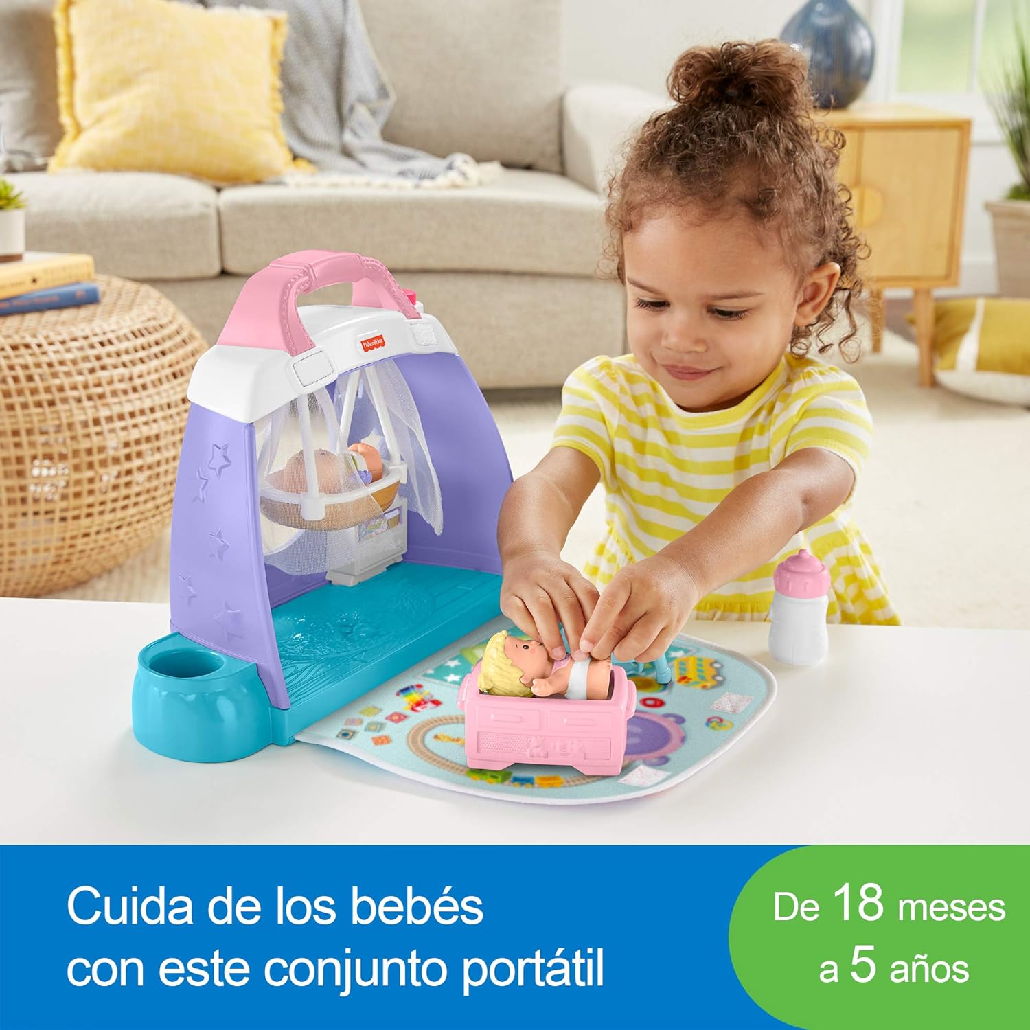 Fisher-Price Little People Cuddle & Play Nursery Play Set: Toys & Games