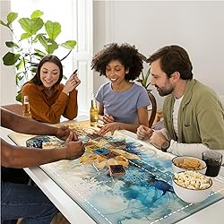 Playmat with Zones for MTG Magic The Gathering, 24