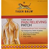 Tiger Balm Pain Relieving Patches, 5 Count | Pain relief patch, topical analgesic, muscle relief, made in Malaysia, 5 pk