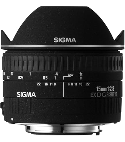 キヤノンEF用 SIGMA 15mm F2.8 EX FISHEYE 魚眼レンズ Amazon.com : Sigma 15mm f/2.8 EX DG Diagonal Fisheye Lens