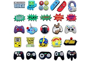 BULKITEM 25 Pcs Shoe Charms, Cute Shoe Accessories Charms for Teens Kids Adults, Aesthetic Shoe Decoration Charms for Clog Slides Sandals, Pink Party Favors