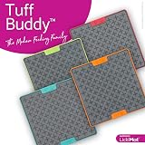 LICKIMAT Lickimat Tuff Red Heavy-Duty Slow Feeder Dog Mat view 7
