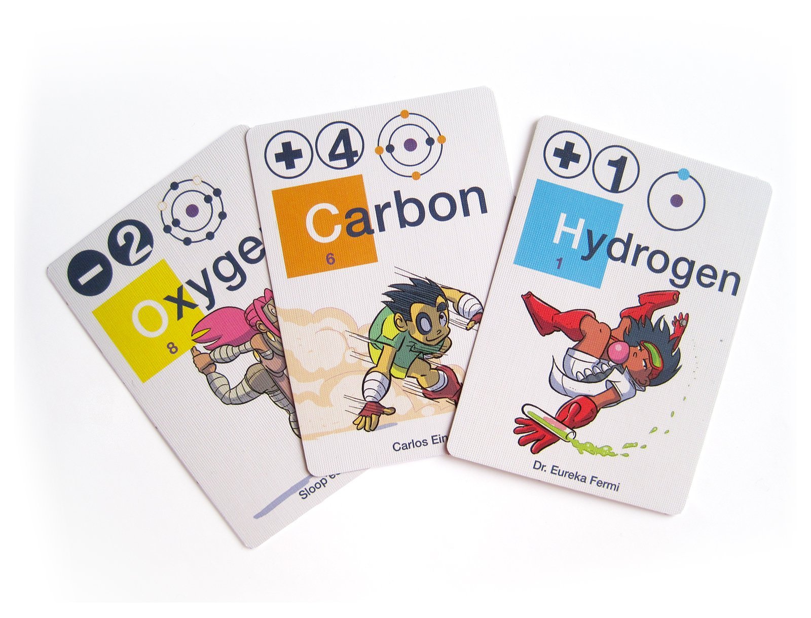 Science Ninjas Valence Card Game Advanced Chemistry + Simple Rules