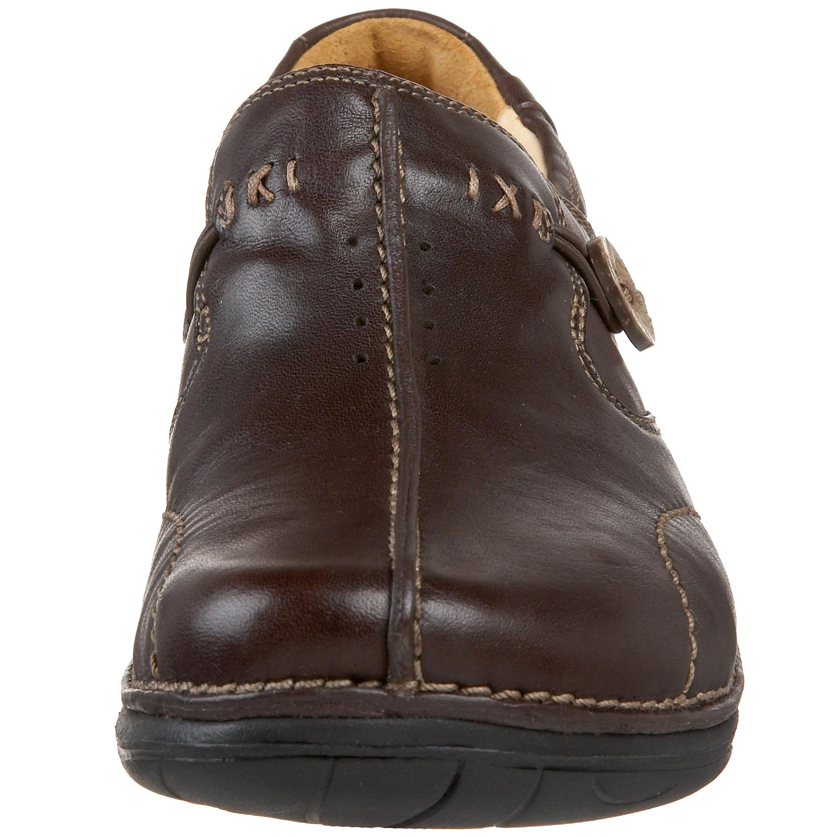 CLARKS Women's Un.Loop, Black Leather, 5 M US - Choose SZ/color for sale online
