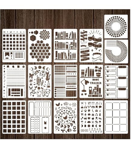 Gabarits Stencil Planning | Pochoir Planner Réutilisable