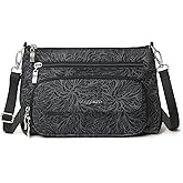 Baggallini Original Everyday 11x7.5 Crossbody Bags Rfid Protected Lightweight Nylon Zippered Travel Purse
