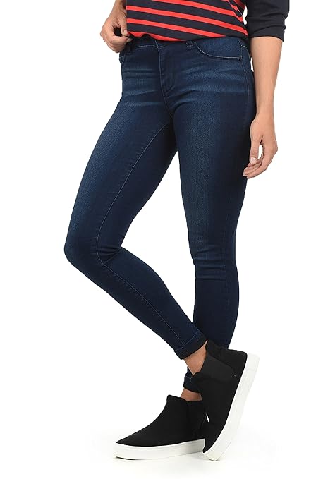 ONLY Feli Damen Jeans Denim Hose Röhrenjeans Aus Stretch-Material Skinny Fit
