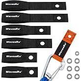WavesRx Soft Loops Jet Ski Cleats | Secure Loop Straps for Attaching Docking Bumpers, Fenders, Anchoring Line, Bungee &amp; Dock Rope to your Jetski | Must-Have PWC Accessory for Your Waverunner or Seadoo