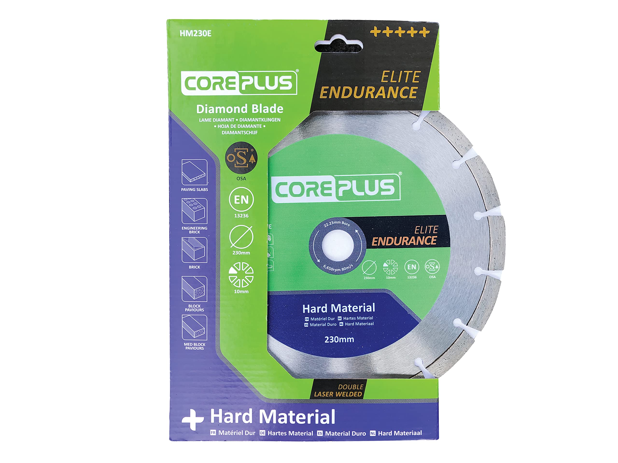 CorePlus Elite Hard Material Diamond Blade 230mm x B22.23mm (9in)