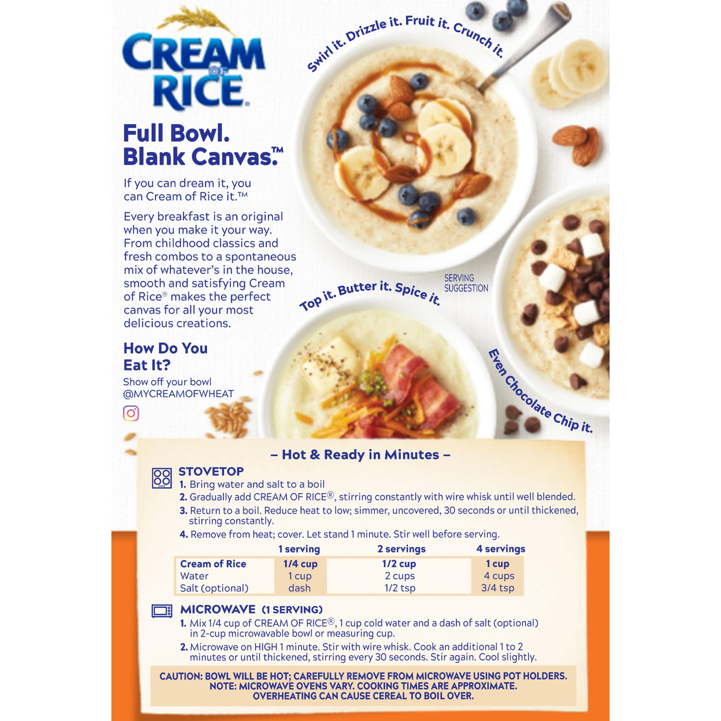 Mua Cream of Rice Gluten Free Hot Cereal, 14 Ounce trên Amazon Mỹ chính ...