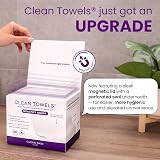 CLEAN SKIN CLUB Healthy Aging Clean Towels XL 50 Ct Disposable Face Towels view 6