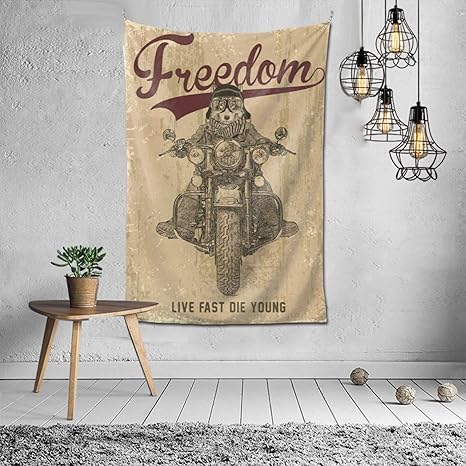 Amazon Co Jp タペストリー 壁掛け アメリカン ヴィンテージ風 おしゃれ 布ポスター インテリア ウォールアート 窓カーテン 壁掛け布 多機能壁掛け 模様替え 部屋 個性ギフト ホーム キッチン