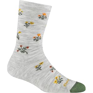 Darn Tough Vermont Women's Wildflower Crew Lightweight Lifestyle Socks