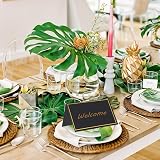 Abeillo Place Cards 50Pcs Gold Foil Border 2x3.5 inch Blank Table Cards (Black) view 5
