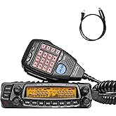 AnyTone AT-5888UV Transceptor móvil de doble banda VHF UHF 50W/40W Radio de vehículo con cable de programación