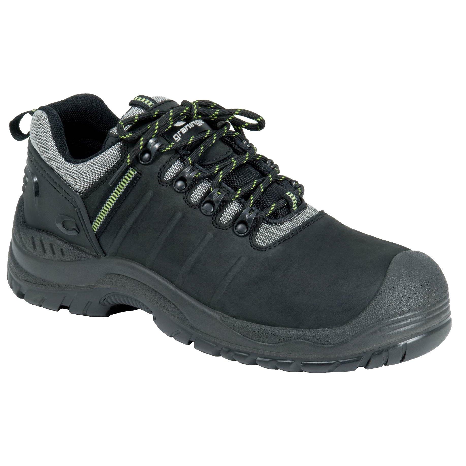 Ejendals 7288-43 Safetey Shoe Graninge 7288" Size 43, Black/Green
