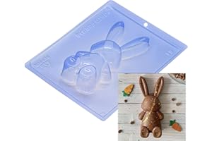 HYWMLY Easter Bunny Breakable Chocolate Mold 3 Pieces
