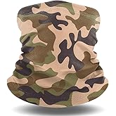 Oruliss Winter Neck Warmer for Men Women, Warm Neck Gaiter Ski Face Mask for Cold Weather Skiing Camping Hunting Multicolored