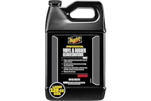 Meguiar's M40 Mirror Glaze Vinyl & Rubber Cleaner & Conditioner, 1 Gallon (Packaging May Vary)