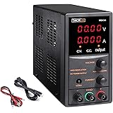 DC Power Supply Variable, Adjustable Switching Regulated Power Supply 30V 5A with 4 Digits Display, Course and Fine Adjustmen