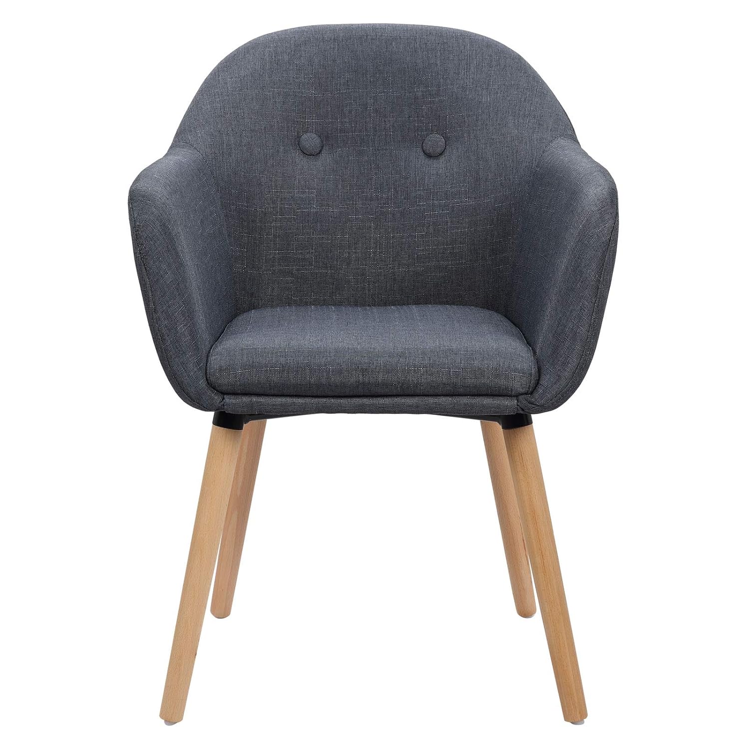 WOLTU Pack 1 Sillas De Comedor Con Reposabrazos Sillas Para Cocina Sal