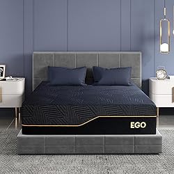 EGOHOME 14 Inch King Size Memory Foam Mattress for
